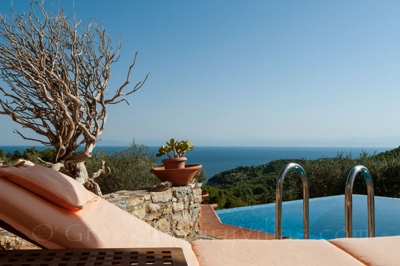Sea View from Pool and Garden
