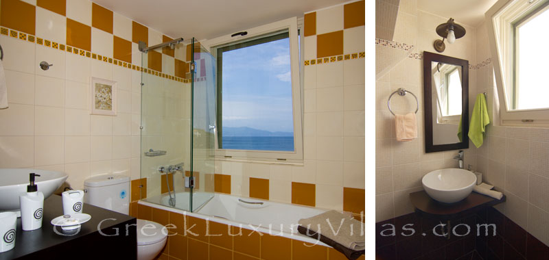 Beachfront villa with pool on Alonissos