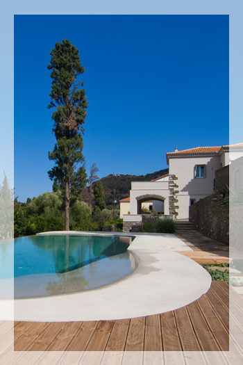 Luxurious Villa with Private Pool in Andros