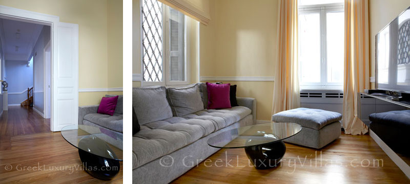TV Room of City Centre Villa in Athens