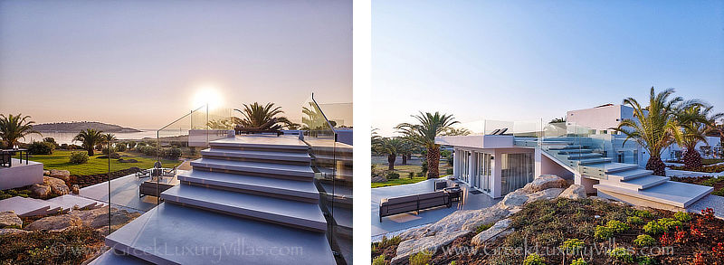 modern villa on private island