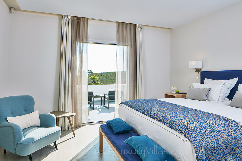 luxurious bedroom villa on private island