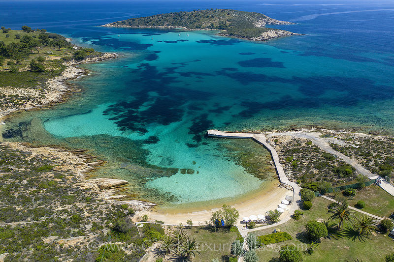 exclusive beachfront villa private island