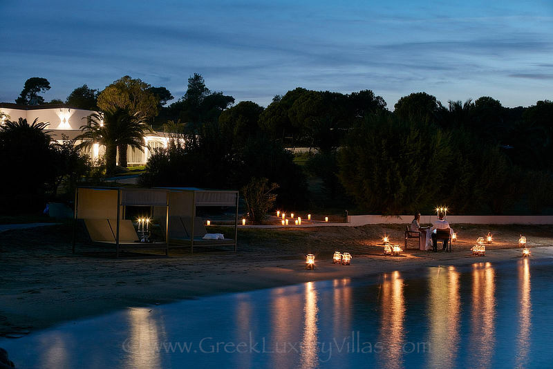 dine on your private beach