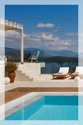 Luxury Villa with Heated Pool and Seaview on Corfu 
