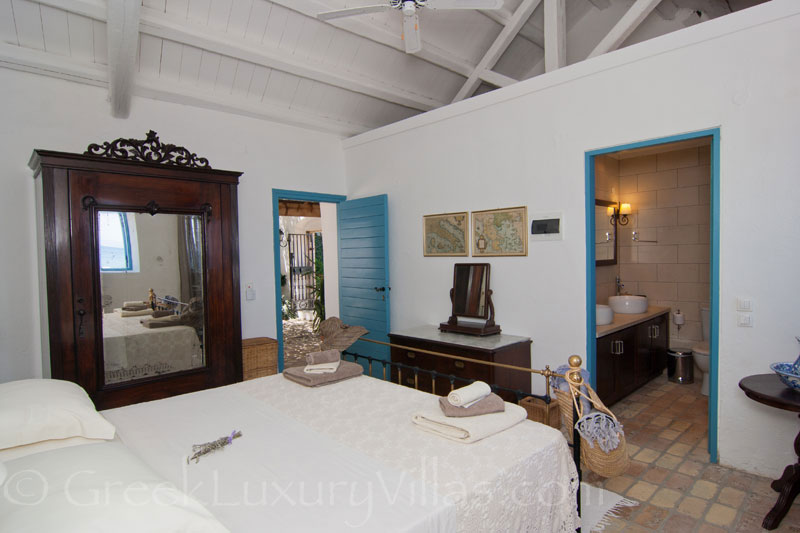 Bedroom Seafront Villa Corfu