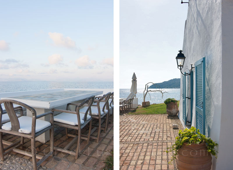 Villa on the Shore of Corfu Greece
