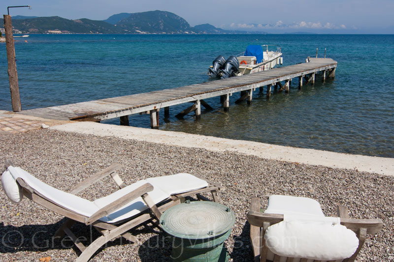 Private Villa with Jetty in Corfu