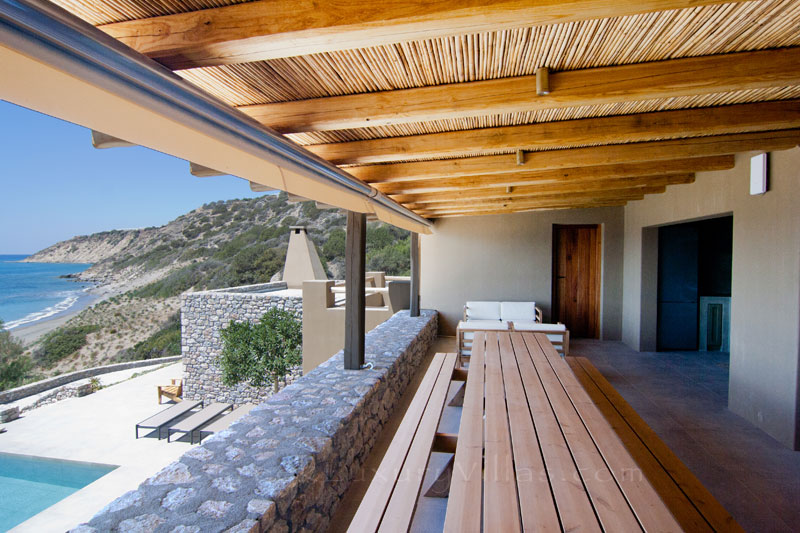 Seaview from the Breakfast area of the luxury villa