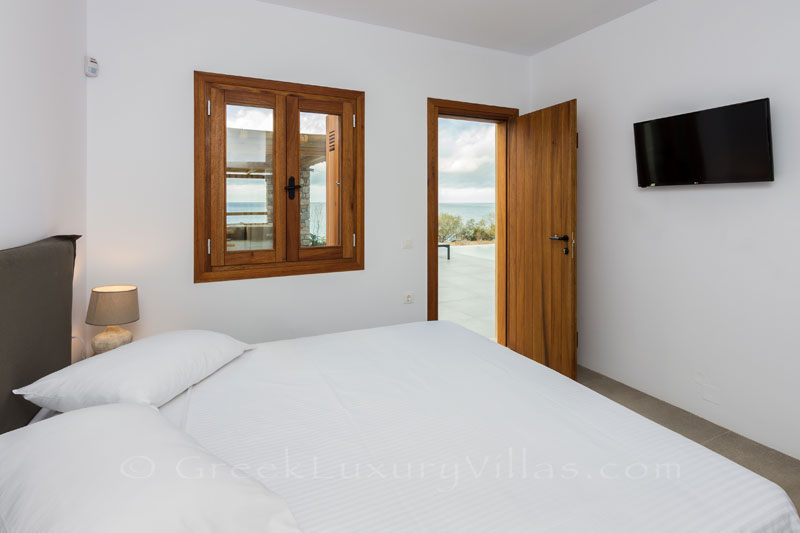 Double room at an absolute beachfront luxury villa