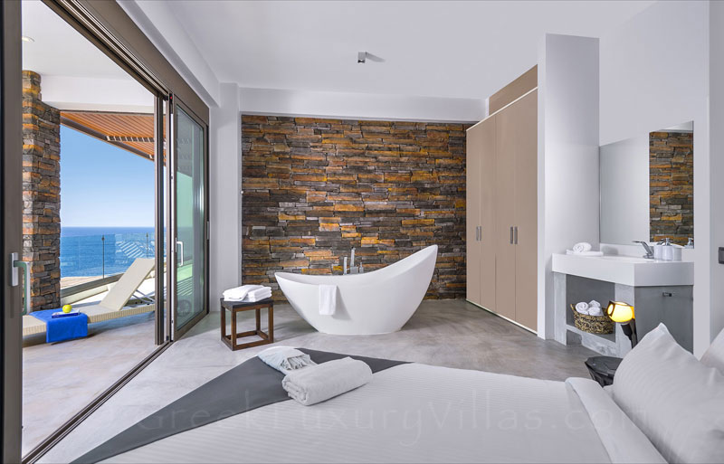 The Master Bedroom of the modern luxury villa