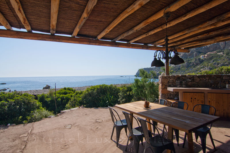 Seaview from the beach house in Crete