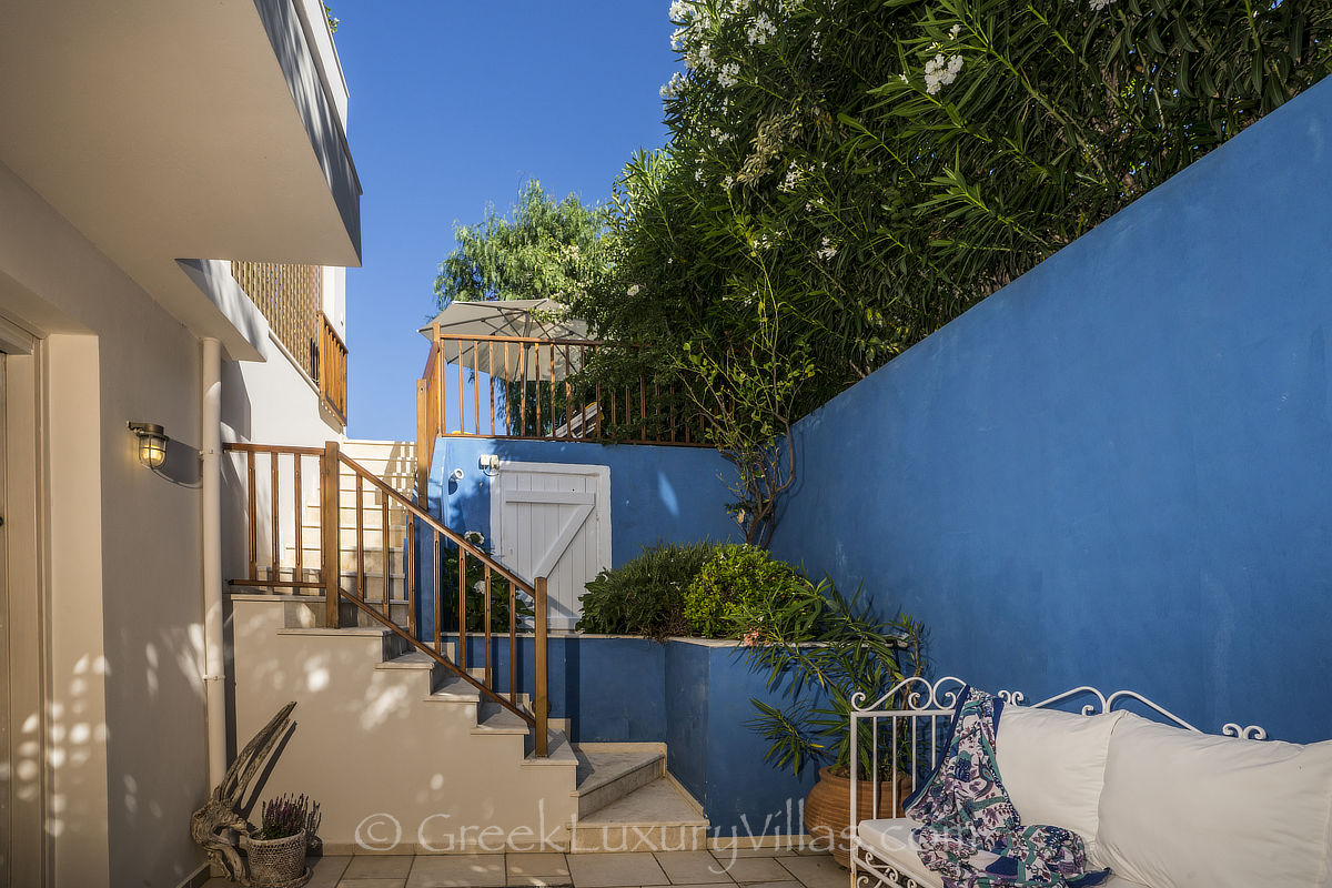 island style seafront villa with pool groundfloor terrace