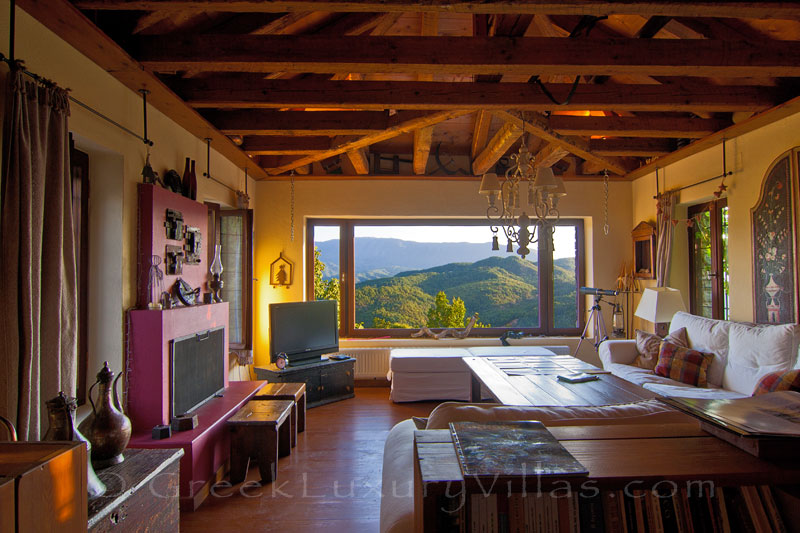 View from the mountain house in Zagori