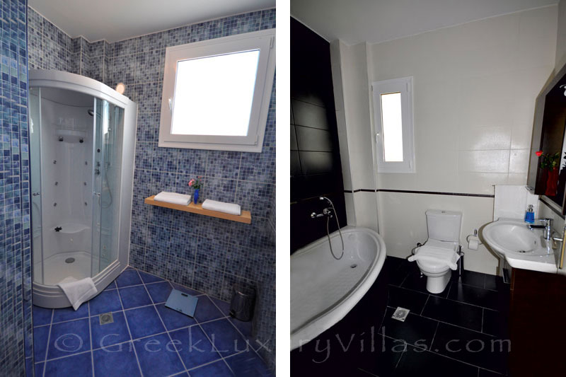 Kos holiday house near beach bathrooms