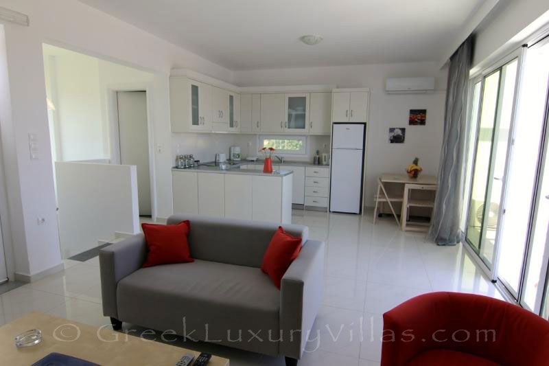 Kos holiday house near beach modern lounge