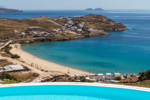 Luxury Villa above Kalo Livadi Beach, Mykonos