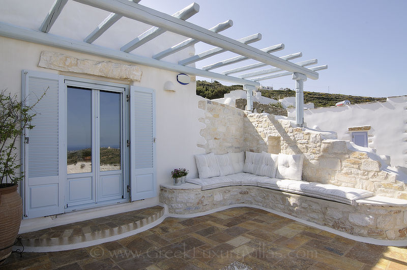private bedroom terrace panoramic view