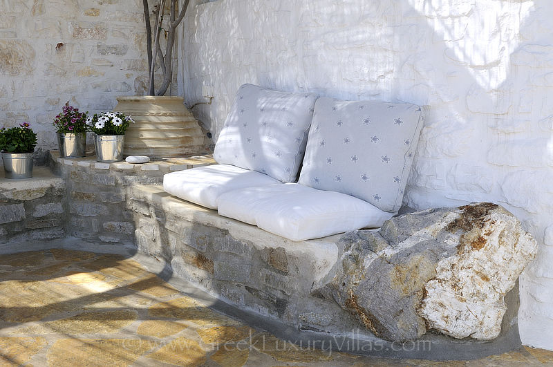 relax in the shade at this traditional villa