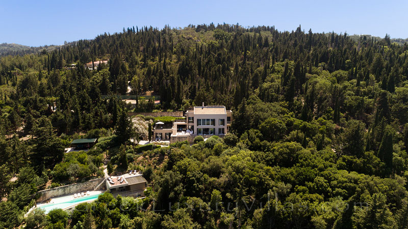 beachfront luxury villa with tennis gym pool
