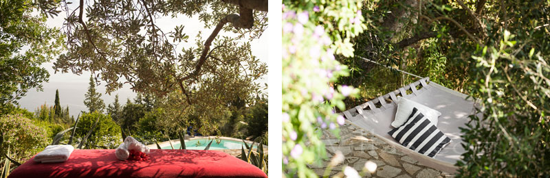 relax with sea view at beachfront villa Paxos