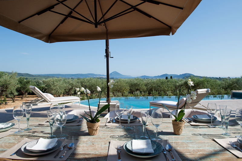 Modern Interior of luxury villa in Pylos, Costa Navarino