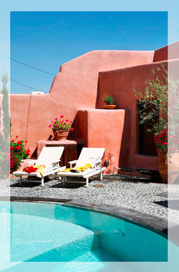 Beautifully restored villa with pool on Santorini, Greece