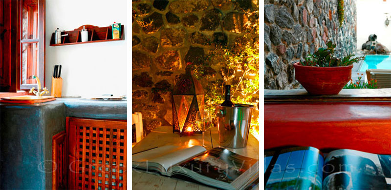 Stone house villa for twoin Santorini