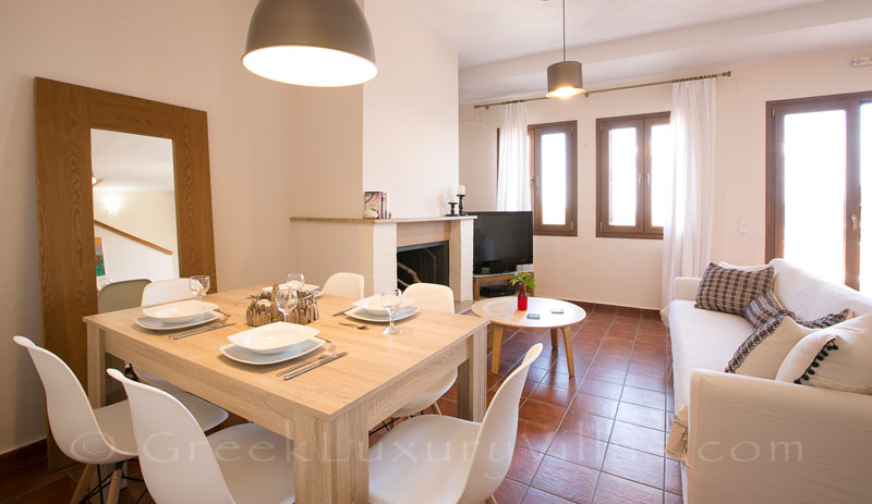 Skiathos luxurious villa with pool open plan living
