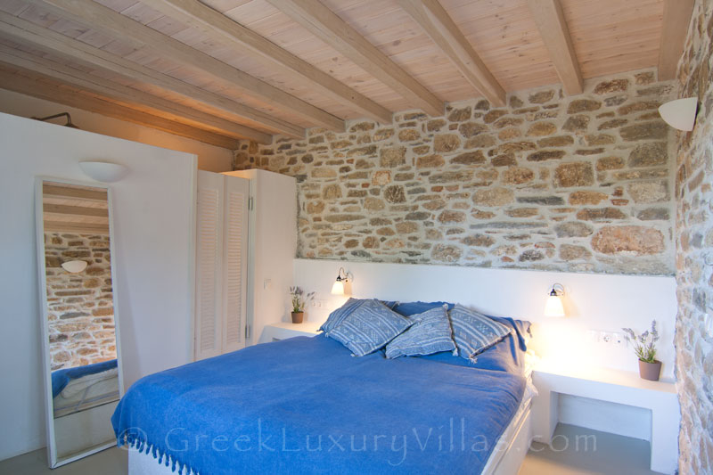 guest house double bedroom waterfront villa Skiathos
