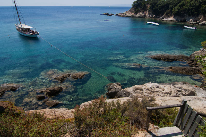 sea view from waterfront villa Skiathos