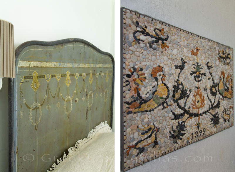 Skyros traditional luxury villa in Chora detail