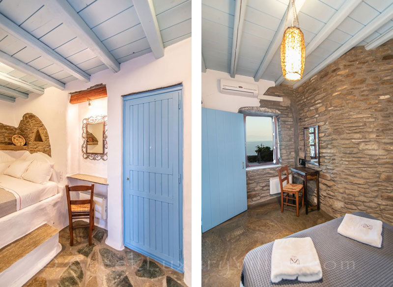 Tinos traditional villa bedroom