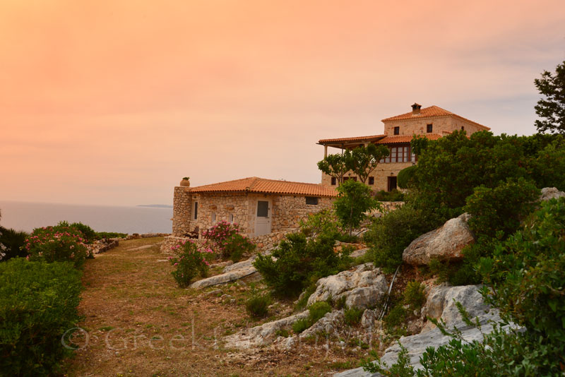 A seafront villa with a pool, Zakynthos